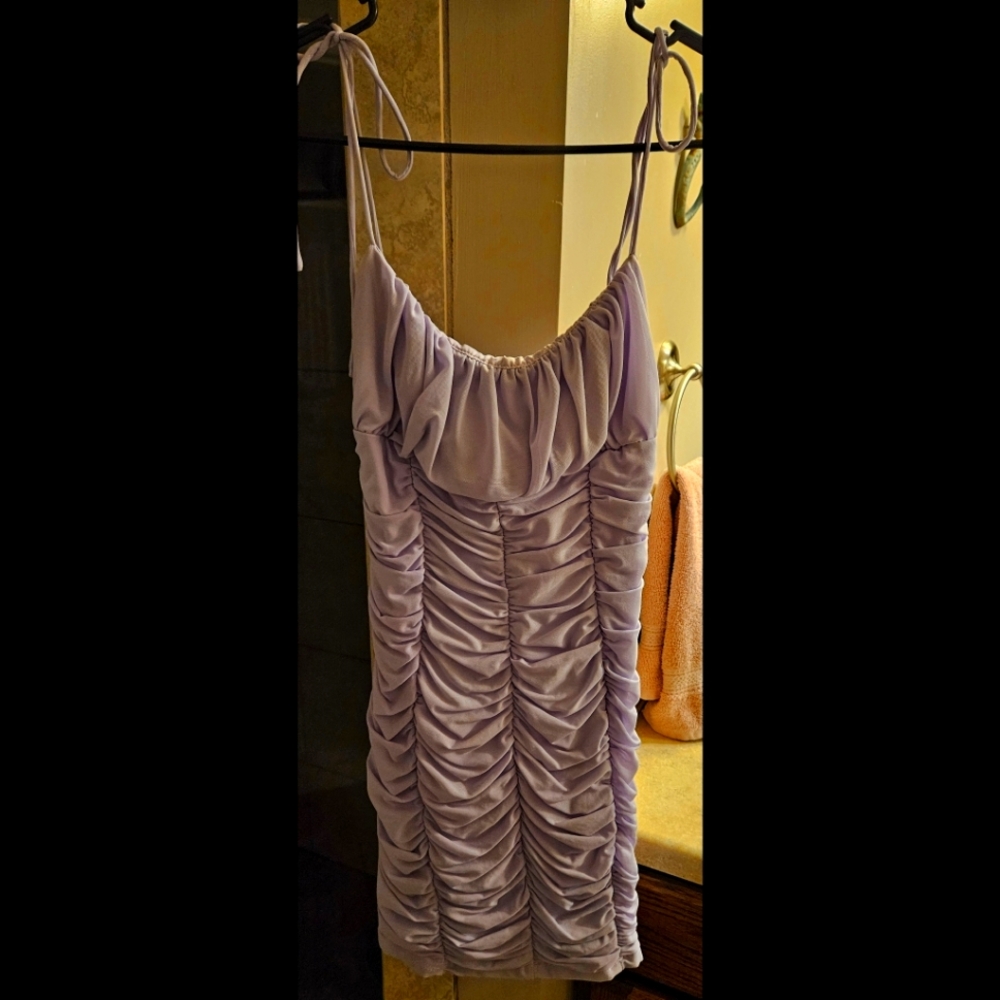 Princess Polly, light purple bodycon dress size 8